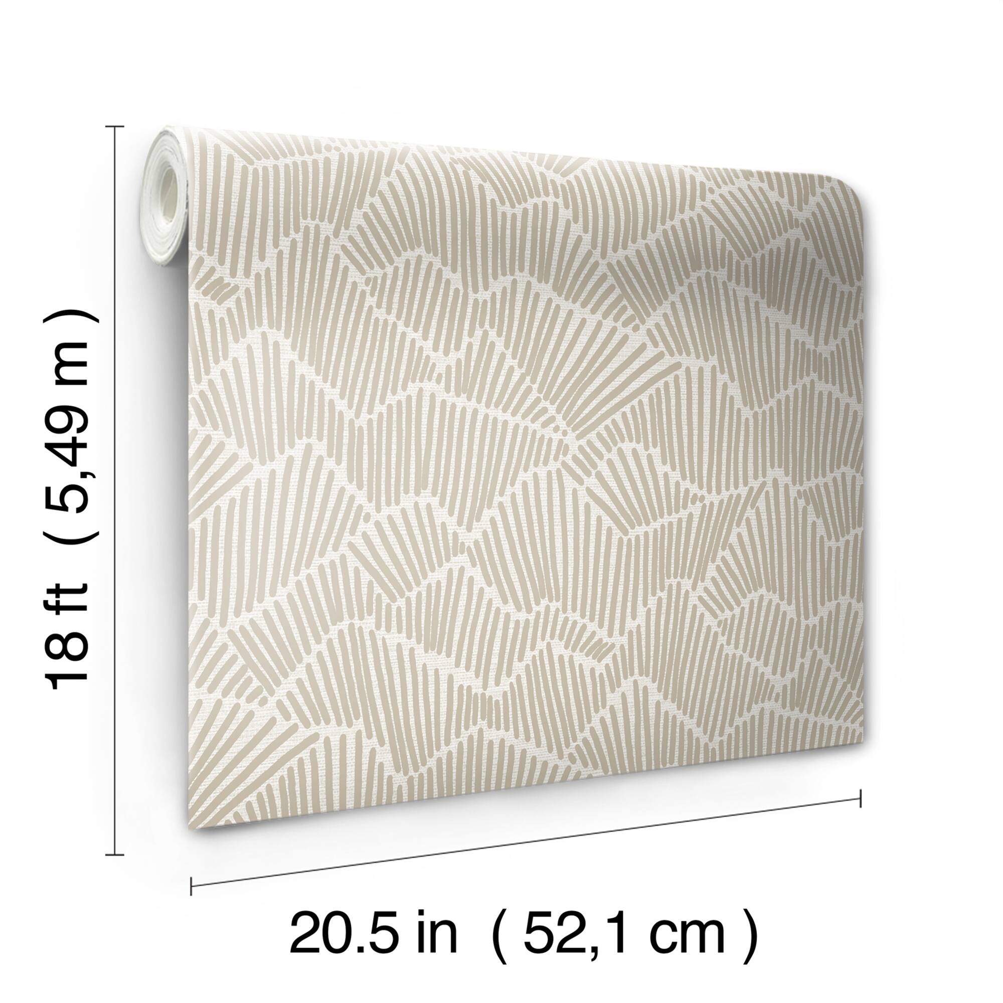 NuWallpaper Egypt Sherrod Beige Ridge & Valley Peel & Stick Wallpaper